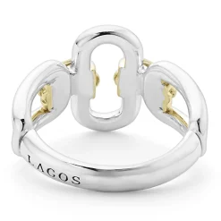 Discount Two-Tone Link Ring Two-Tone