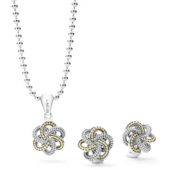 Store Two-Tone Love Knot Gift Set Two-Tone