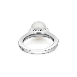 Discount Two-Tone Pearl Ring Pearl