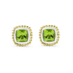 Best Two-Tone Peridot Stud Earrings Gemstones