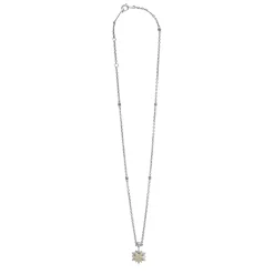 New Two-Tone Star Diamond Pendant Necklace Diamonds