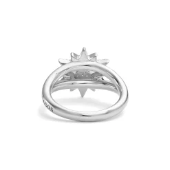 Sale Two-Tone Star Diamond Ring Diamonds