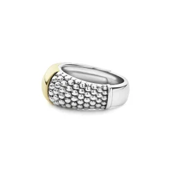 Cheap Two-Tone Station Caviar Ring Two-Tone