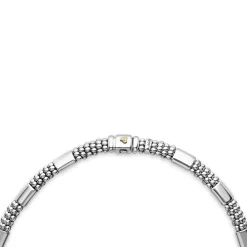 Fashion Two-Tone Station Diamond Necklace Two-Tone
