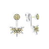 Best Two-Tone Stud Earrings With Earring Jacket Drop Earrings