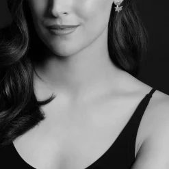 Best Two-Tone Stud Earrings With Earring Jacket Drop Earrings