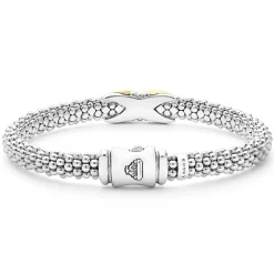 New Two-Tone X Caviar Bracelet | 6Mm Two-Tone