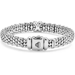 Fashion Two-Tone X Caviar Diamond Bracelet | 9Mm Diamonds