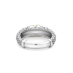 Clearance Two-Tone X Caviar Diamond Ring Caviar Rings