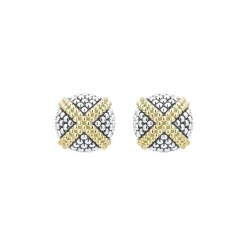 Sale Two-Tone X Caviar Stud Earrings Stud Earrings