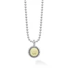 Flash Sale U Initial Charm Necklace Two-Tone
