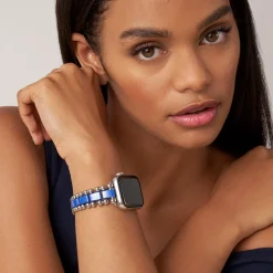 Cheap Ultramarine Ceramic And Stainless Steel Watch Bracelet-38-45Mm Watch Bracelets