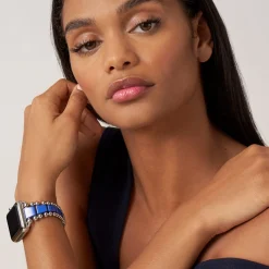 Cheap Ultramarine Ceramic And Stainless Steel Watch Bracelet-42-49Mm Watch Bands