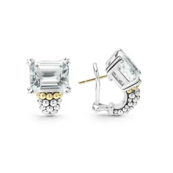 Online White Topaz Huggie Earring Huggie Earrings