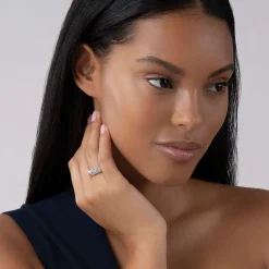 Outlet X Beaded Ring Silver