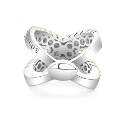 Online X Caviar Diamond Ring Two-Tone