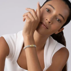 Cheap Yellow Sapphire Caviar Bracelet | 9Mm Two-Tone